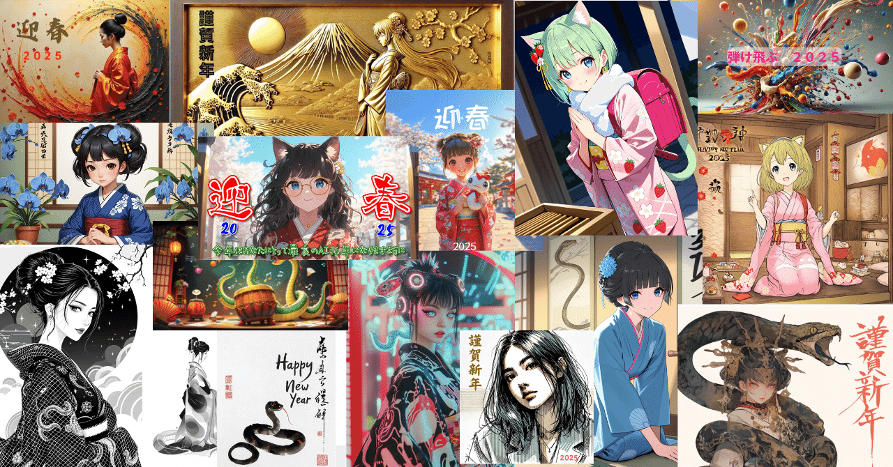 年賀状コンテスト 予選通過作品